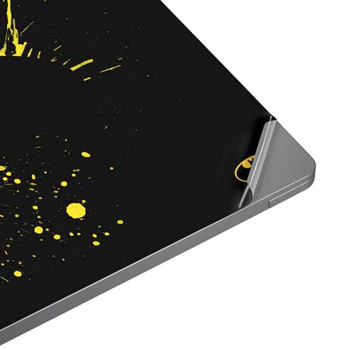DC Comics Batman Logo Yellow Splash Universal Laptop 15in (12.2 x 8.8in) Skin